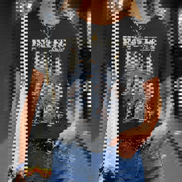 世界のペンギン 海洋生物学 ペンギン好き Tシャツ 彼女への贈り物