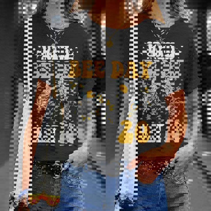 世界ミツバチの日 ミツバチ Tシャツ 彼女への贈り物