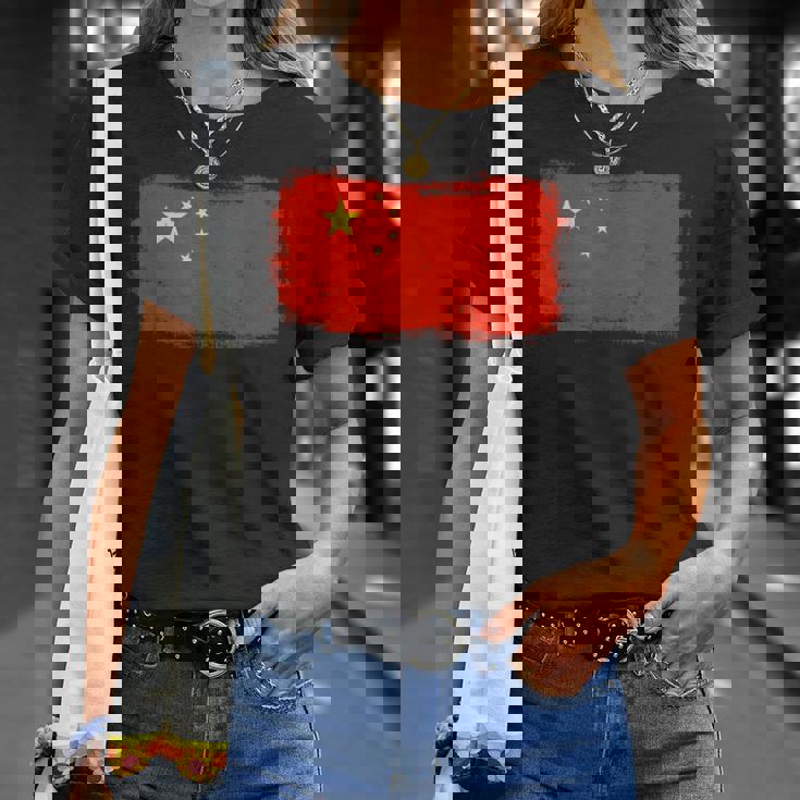 中国中国の国旗 Tシャツ 彼女への贈り物