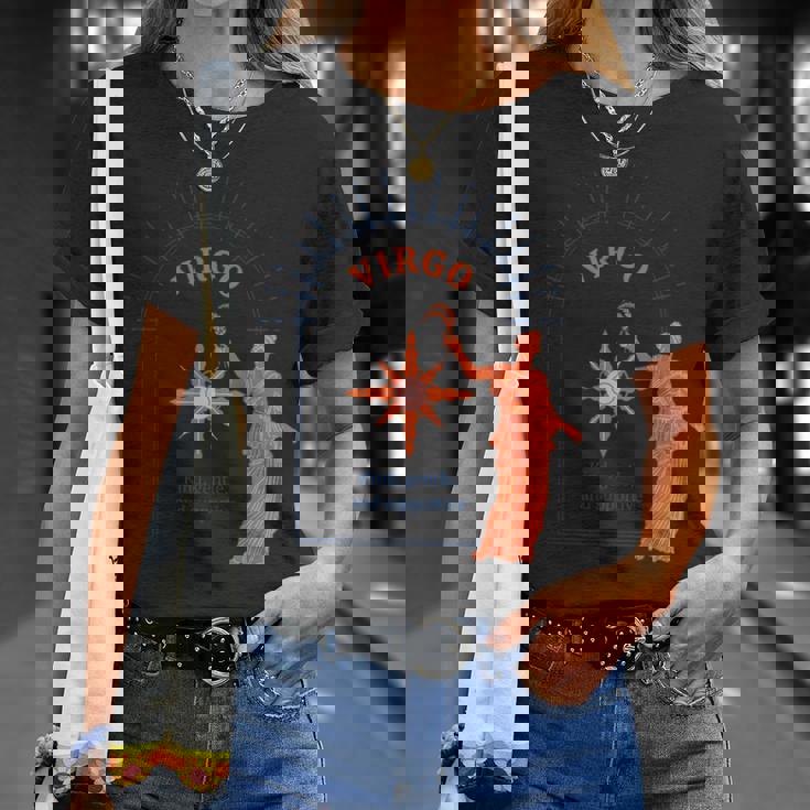 乙女座 星座 9月 8月 誕生日 グラフィックアート 乙女座サイン Tシャツ 彼女への贈り物