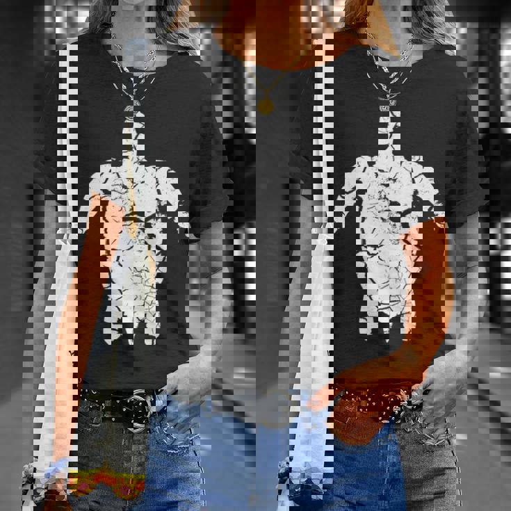 亀 かめ カメ 龜 亀甲 亀の子 かっこいい 可愛い かわいい 海亀 海 うみ 罅 ひび 隙間 動物 ペット 爬虫類 長袖tシャツ Tシャツ 彼女への贈り物