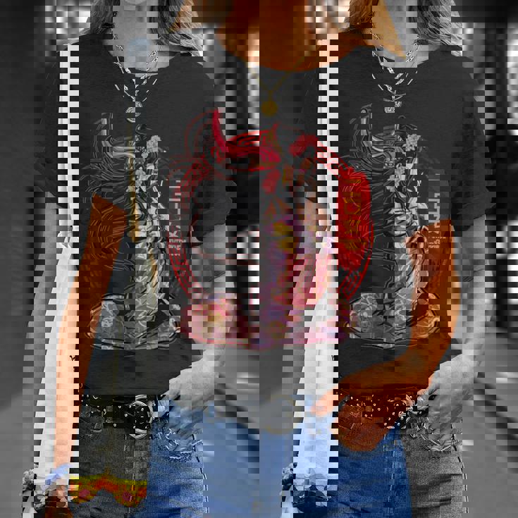 二口恩納怪獣妖怪 古代日本神話 神々 Tシャツ 彼女への贈り物