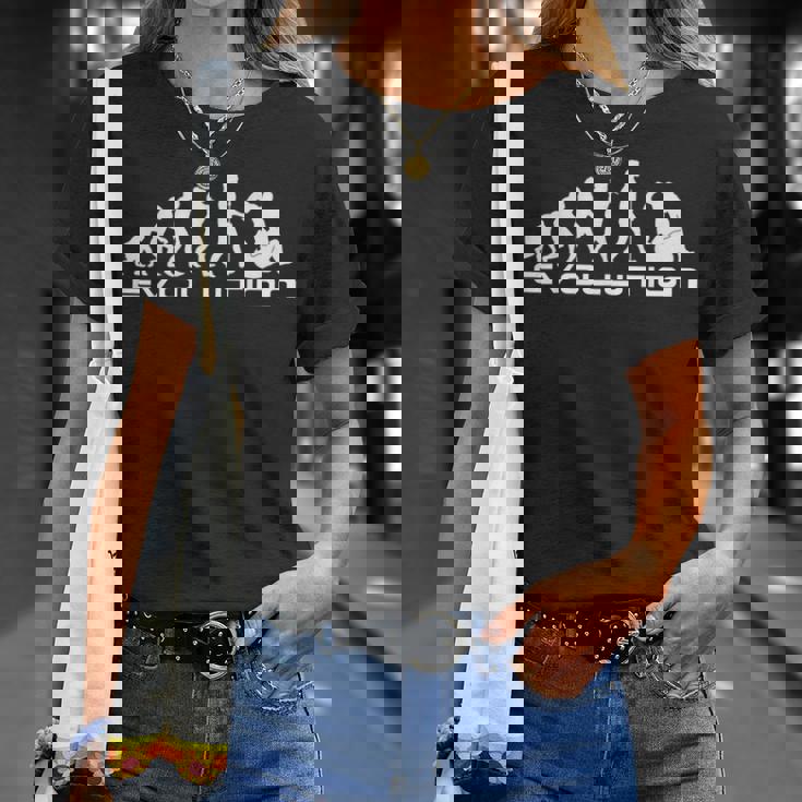 人生の進化と総合格闘技 総合格闘技 Tシャツ 彼女への贈り物