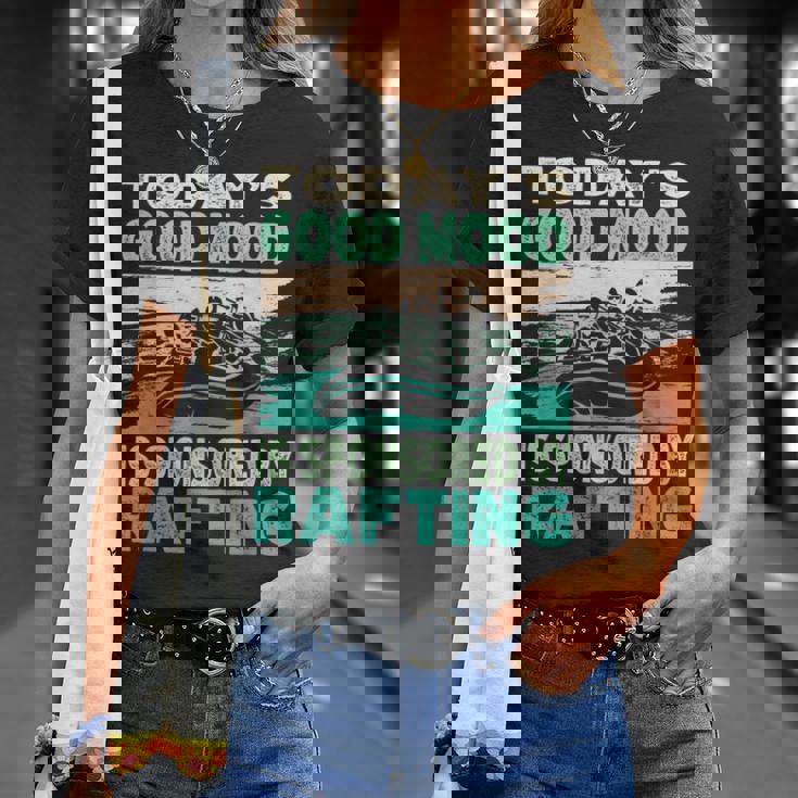 今日のいい気分はラフティングがスポンサー Tシャツ 彼女への贈り物