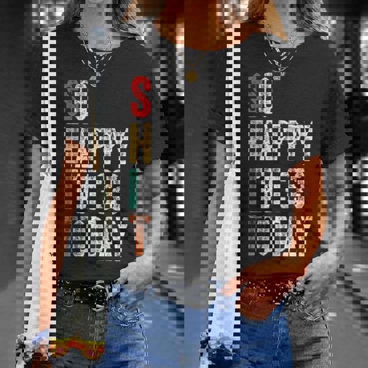 今日は33歳だおもしろい33歳の誕生日 Tシャツ 彼女への贈り物