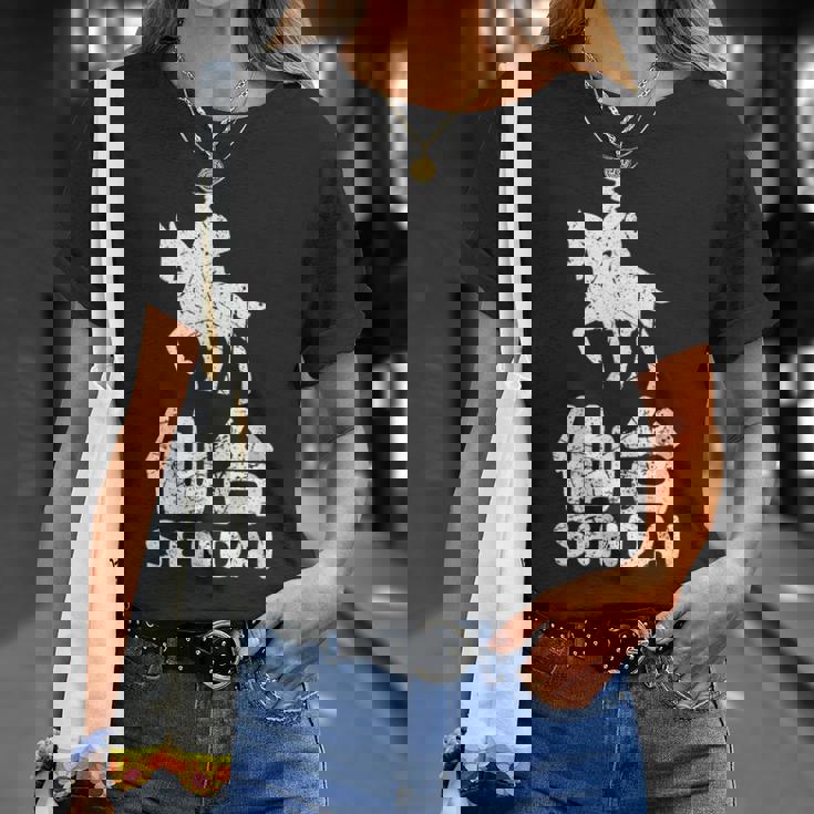 仙台日本 宮城 伊達将軍 日本の漢字土産 Tシャツ 彼女への贈り物