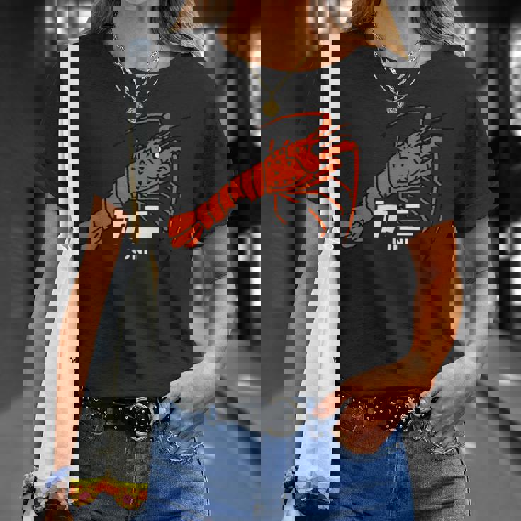 伊勢エビ エビ カニ ウニ 海洋生物 矛盾 おもしろ イラスト かわいい 面白い ネタ 画像 Tシャツ 彼女への贈り物