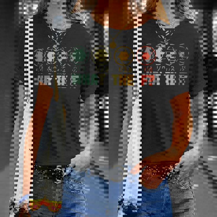 何のf？写真面白い写真家のカメラの絞り Tシャツ 彼女への贈り物