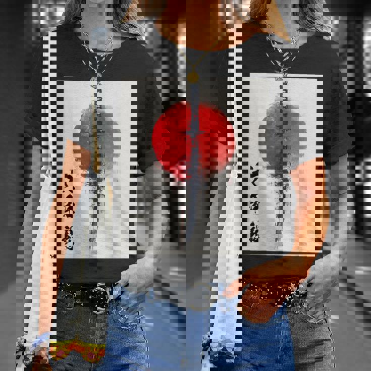 侍 日本魂 忍者 日本刀 Tシャツ 彼女への贈り物