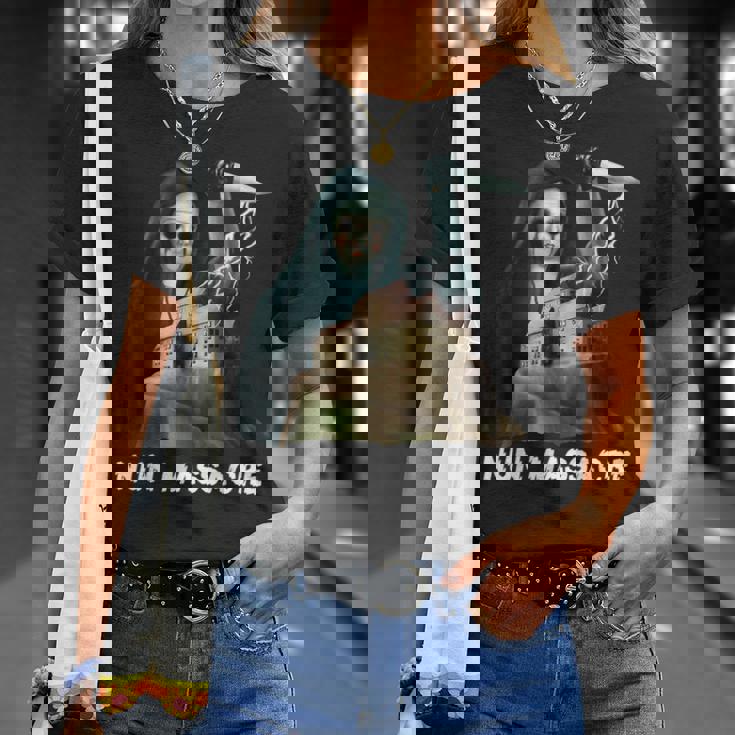 修道女虐殺サバイバルホラーゲームマニアック Tシャツ 彼女への贈り物