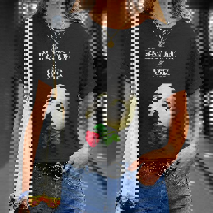 公式「オペラ座の怪人」ドイツのロゴ。 Tシャツ 彼女への贈り物