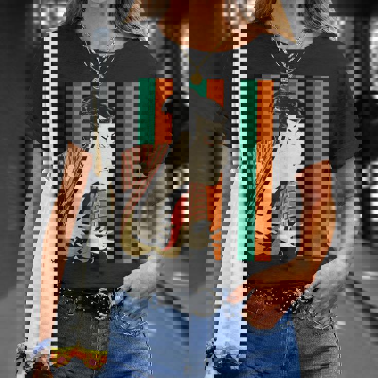 写楽《浮世絵》歌舞伎（定式幕・3色）【日本・世界の名画】日本画 和柄 美術館アート Tシャツ 彼女への贈り物