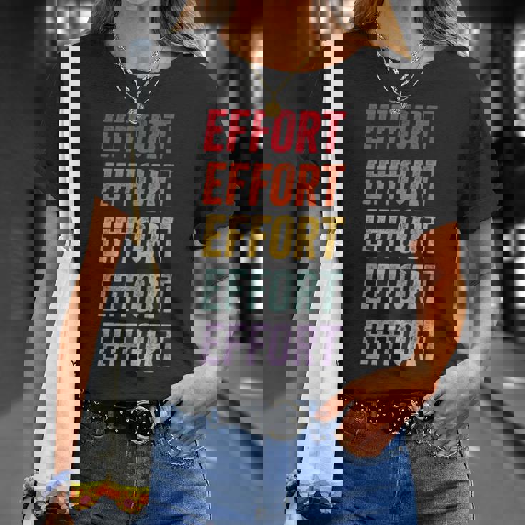 努力 Tシャツ 彼女への贈り物