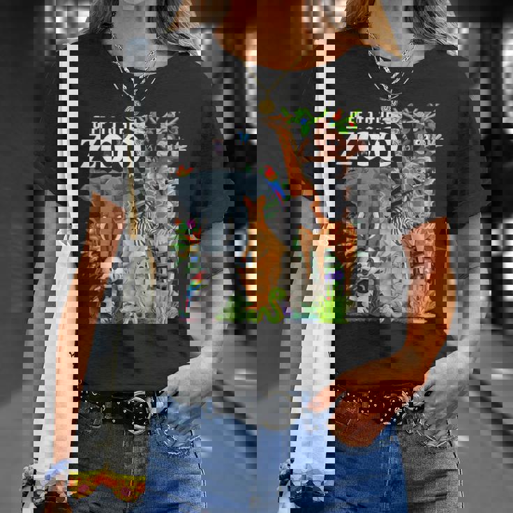 動物園動物 サファリパーティー 動物園サファリ動物園 Tシャツ 彼女への贈り物