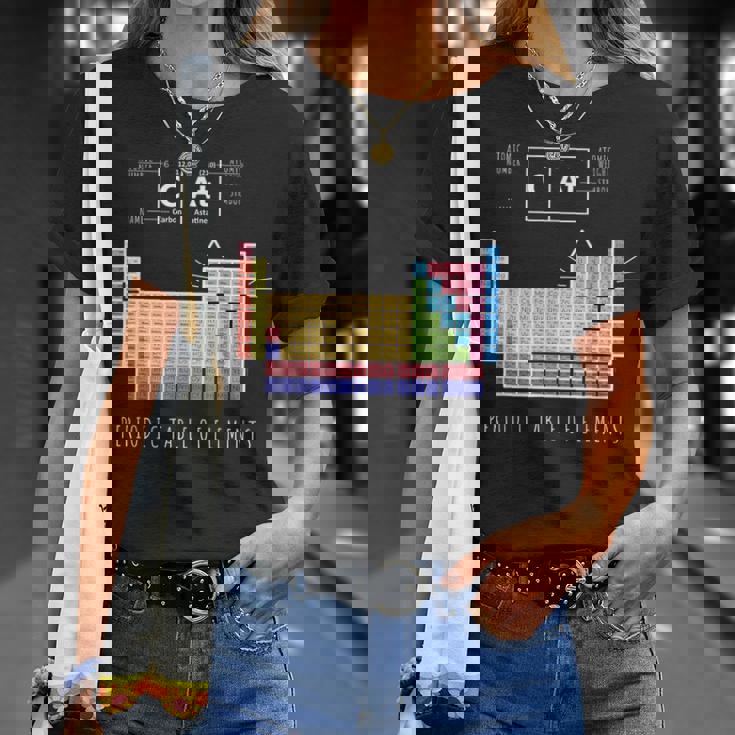 化学猫 元素周期表 Tシャツ 彼女への贈り物