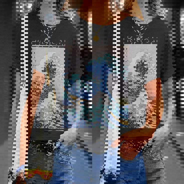 北斎 神奈川沖大波 アーティストのために Tシャツ 彼女への贈り物