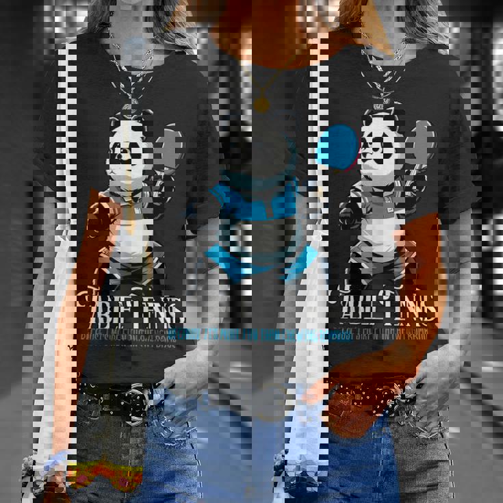 卓球 パンダ 卓球 Tシャツ 彼女への贈り物