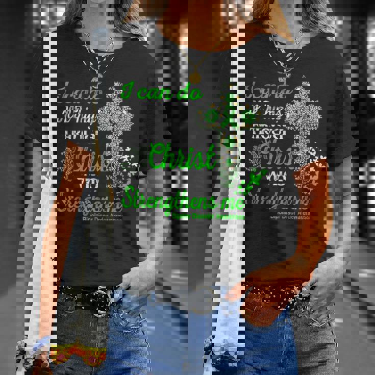 双極性障害啓発 双極性障害 戦士 キリスト Tシャツ 彼女への贈り物