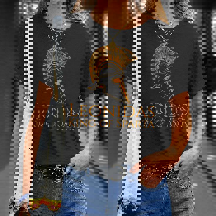 古代ギリシャtシャツ-レオニダス王スパルタの王 Tシャツ 彼女への贈り物