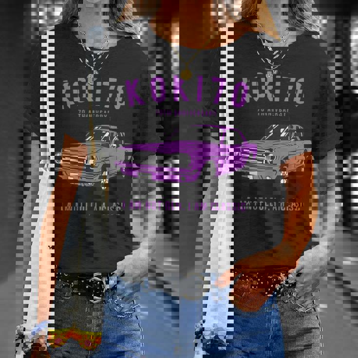 古希祝い 車好き 父親 男性 ギフト 父の日 クラシックカー 70歳 I'm Not Old I'm Classic Tシャツ 彼女への贈り物