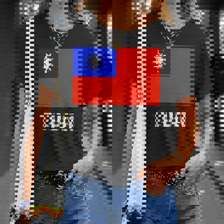 台湾 台湾の国旗 Tシャツ 彼女への贈り物