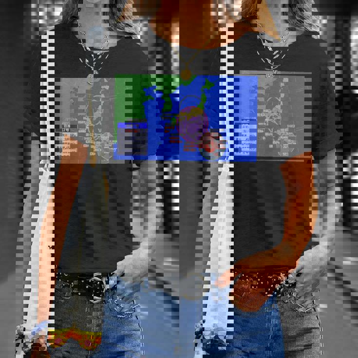 台風情報デザイン Tシャツ 彼女への贈り物