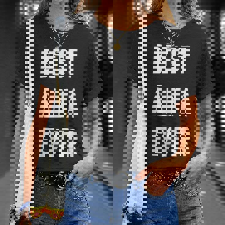 史上最高の Aina Tシャツ 彼女への贈り物
