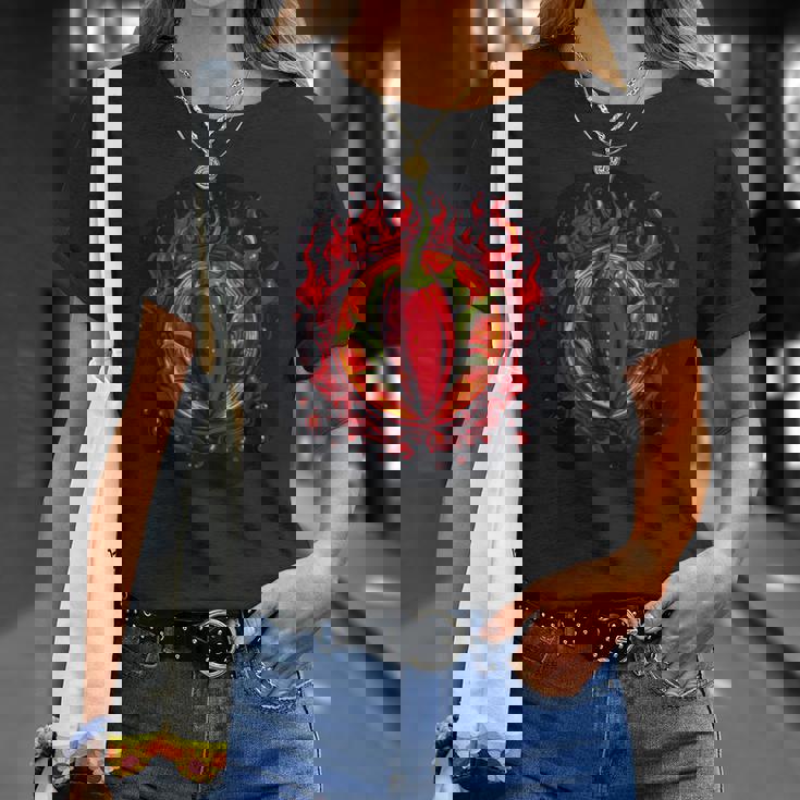 唐辛子のコスチューム好きのための唐辛子入りホットスパイス Tシャツ 彼女への贈り物