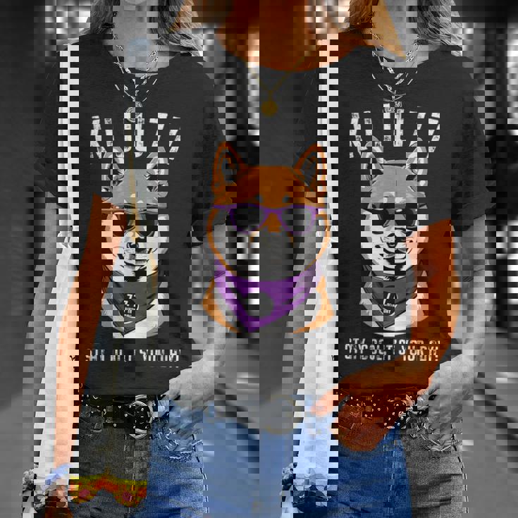 喜寿祝い 犬 柴犬 サングラス 父 男性 女性 母 犬好き 喜寿 お祝い 70歳 おもしろ おもろい Tシャツ 彼女への贈り物