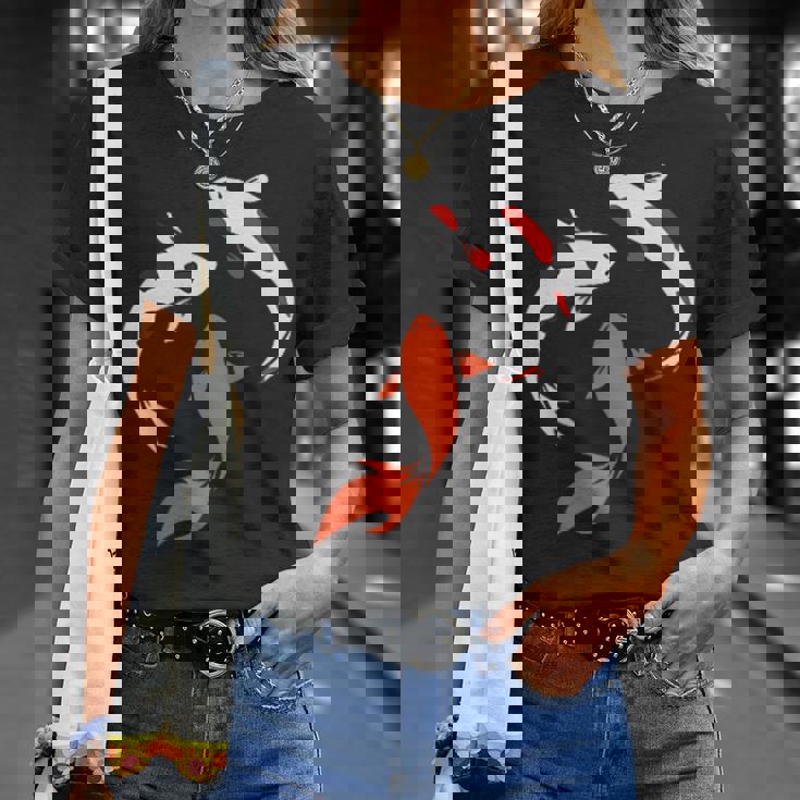 国産鯉 庭 池 魚 Tシャツ 彼女への贈り物