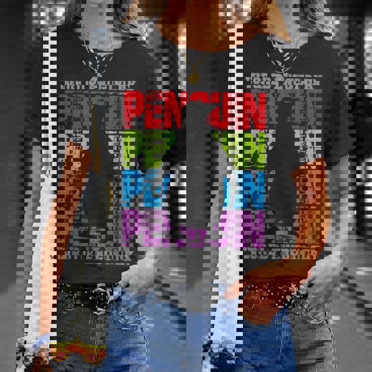 国際世界ペンギンデー Tシャツ 彼女への贈り物