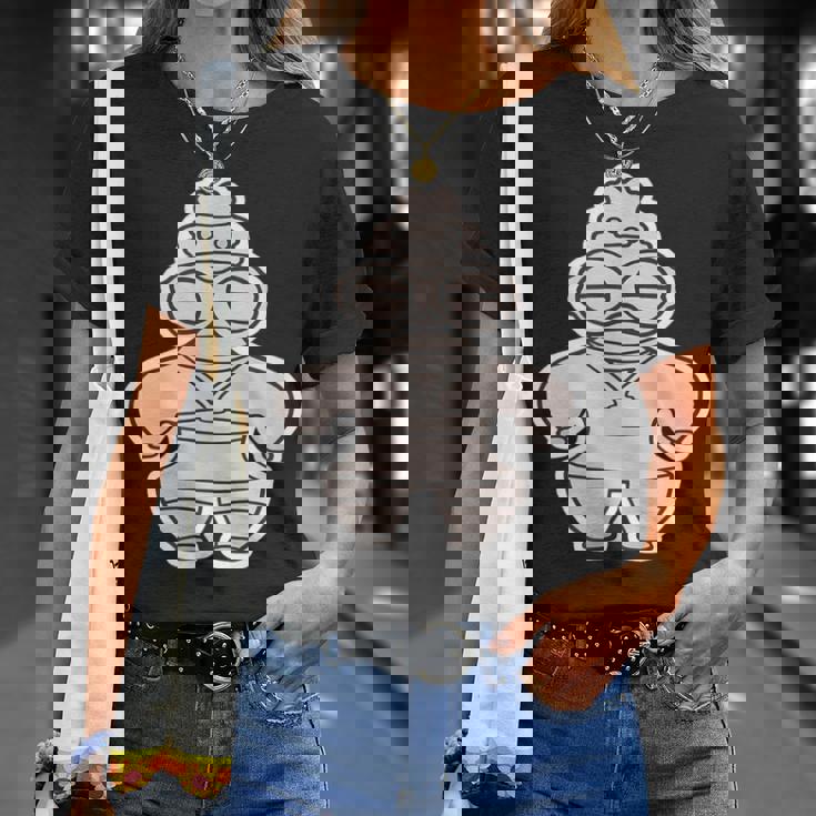 土偶 どぐう【ゆるフレンズ】遮光器土偶 歴史土器 イラスト Tシャツ 彼女への贈り物