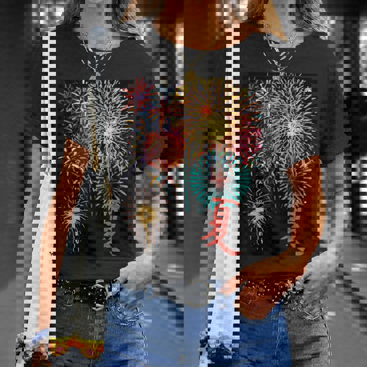 夏だね！花火だ！ Tシャツ 彼女への贈り物