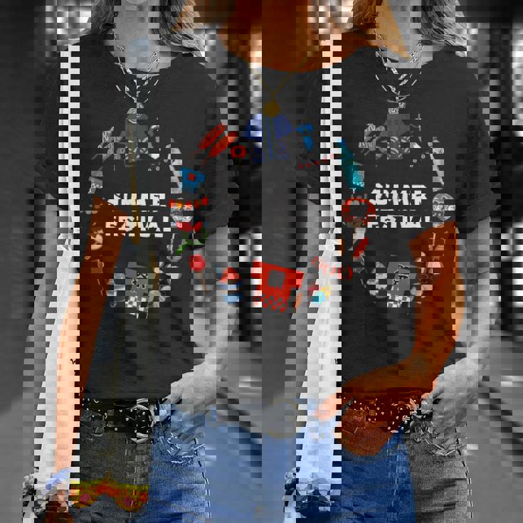 夏まつり かき氷 金魚 うちわ はっぴ りんごあめ 提灯 風鈴 ヨーヨー Tシャツ 彼女への贈り物