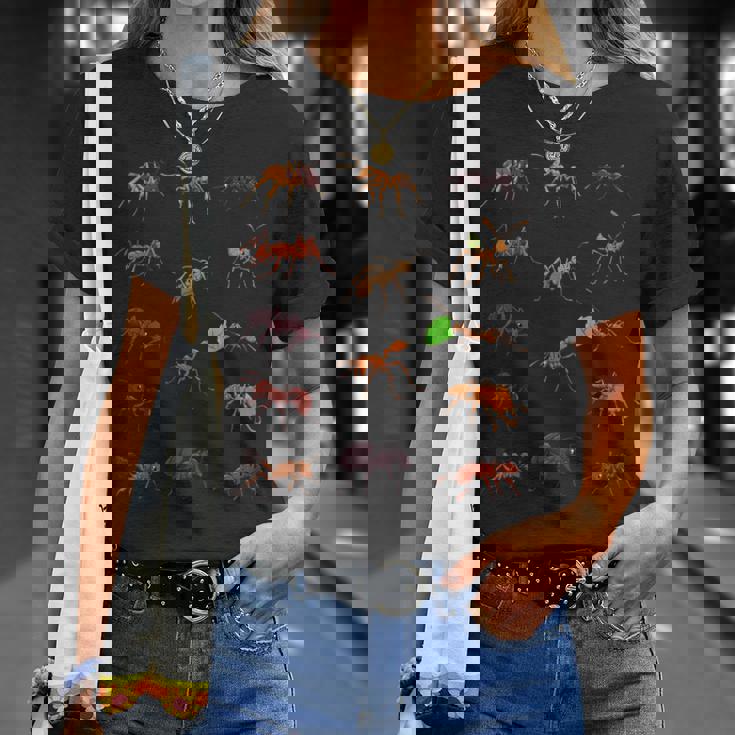 多くの種類のアリ Tシャツ 彼女への贈り物