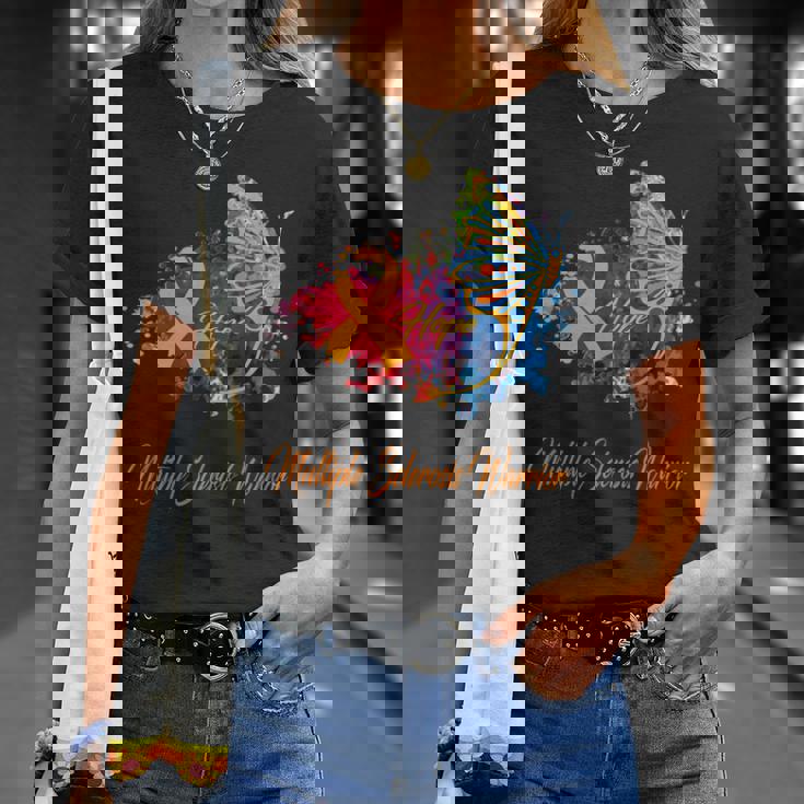 多発性硬化症の認識 Tシャツ 彼女への贈り物