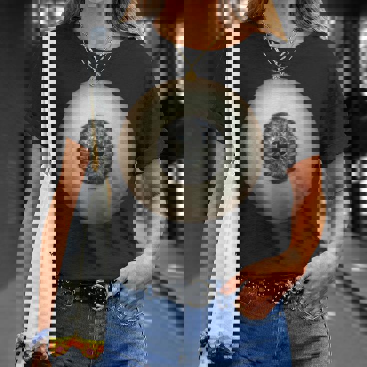 大きなグレー 目玉 不気味 面白い レイジー イージー ハロウィン コスチューム Tシャツ 彼女への贈り物