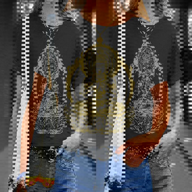 大日如来 マハヴァイローチャナ 仏陀 真言天台 Tシャツ 彼女への贈り物