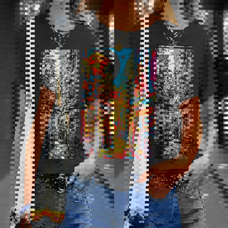 大阪シティポップ ステンドグラス 和美 Tシャツ 彼女への贈り物