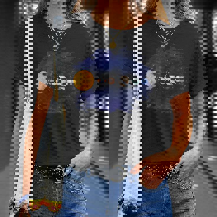 太陽系惑星 科学宇宙ファン 男の子 女の子tem キッズ Tシャツ 彼女への贈り物