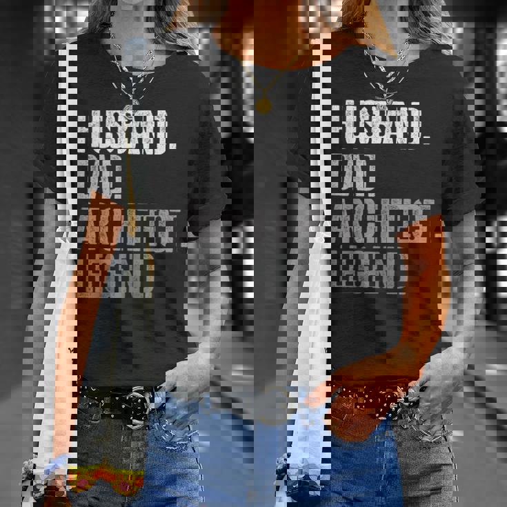 夫 お父さん 建築家 面白い 建築 ヴィンテージ Tシャツ 彼女への贈り物