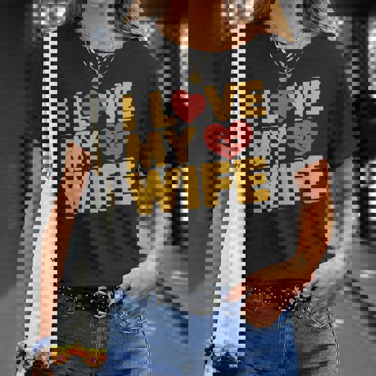 夫 妻 引用 I Love My Wifeays For Lover Husband Tシャツ 彼女への贈り物