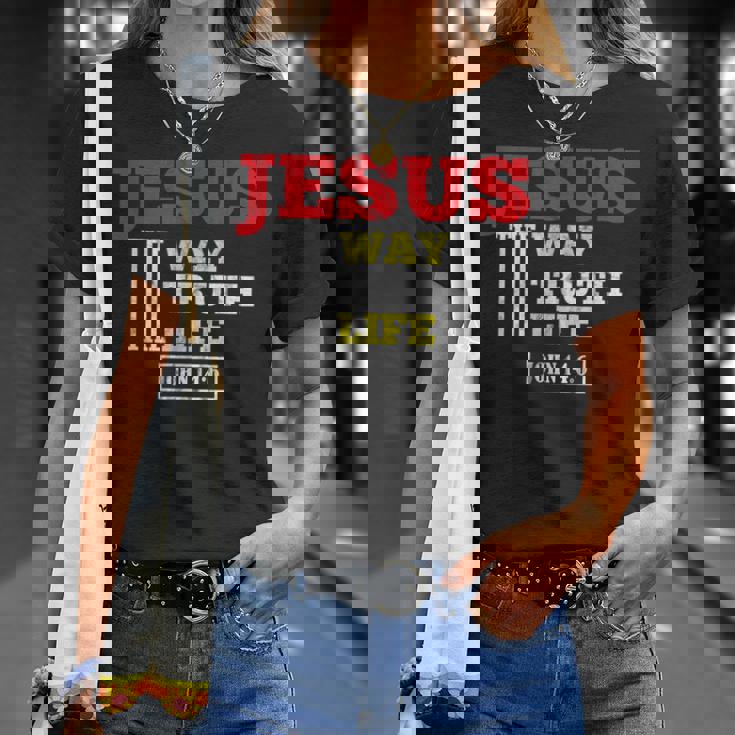 宗教信仰の信仰のためのキリスト教の聖句 Tシャツ 彼女への贈り物