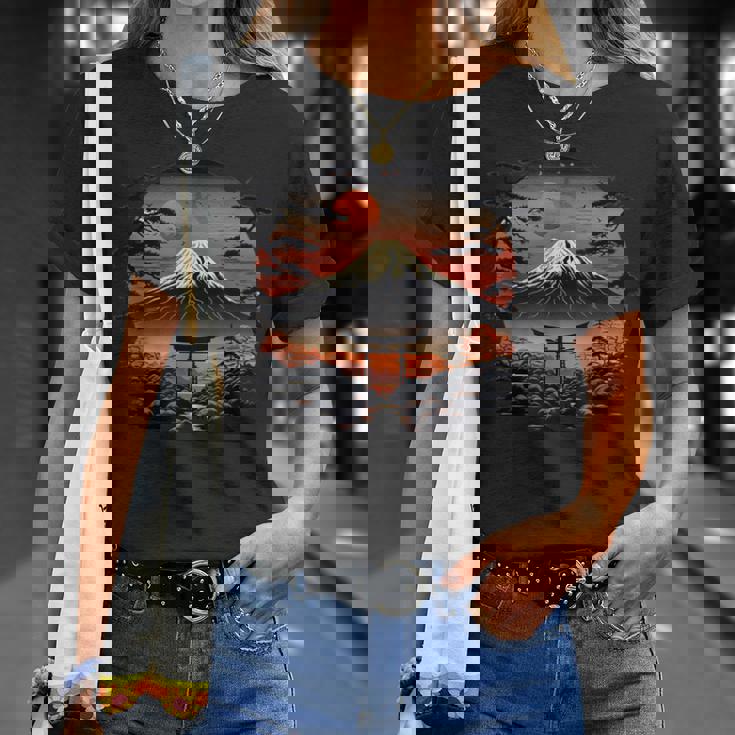 富士山アート Tシャツ 彼女への贈り物