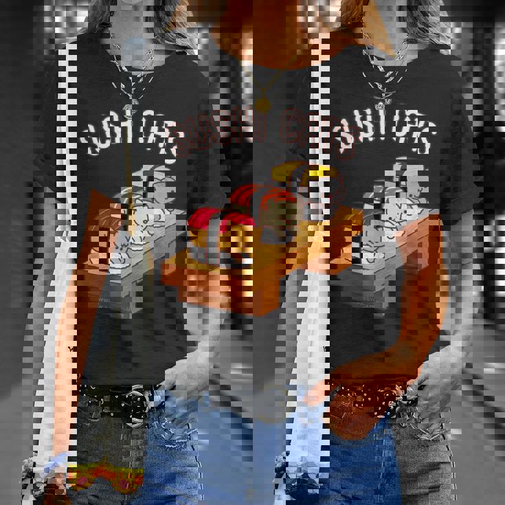 寿司猫 まぐろ 酒たまご Tシャツ 彼女への贈り物