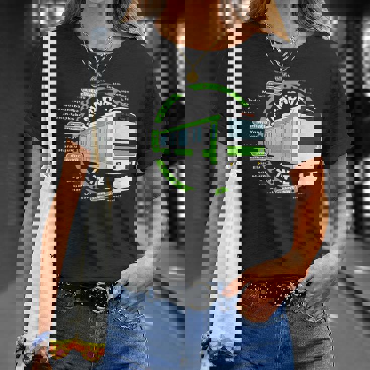 山之手ライン 東京通勤用ループライン Tシャツ 彼女への贈り物