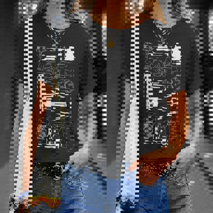 工具 工作機械 ドライバー Tシャツ 彼女への贈り物