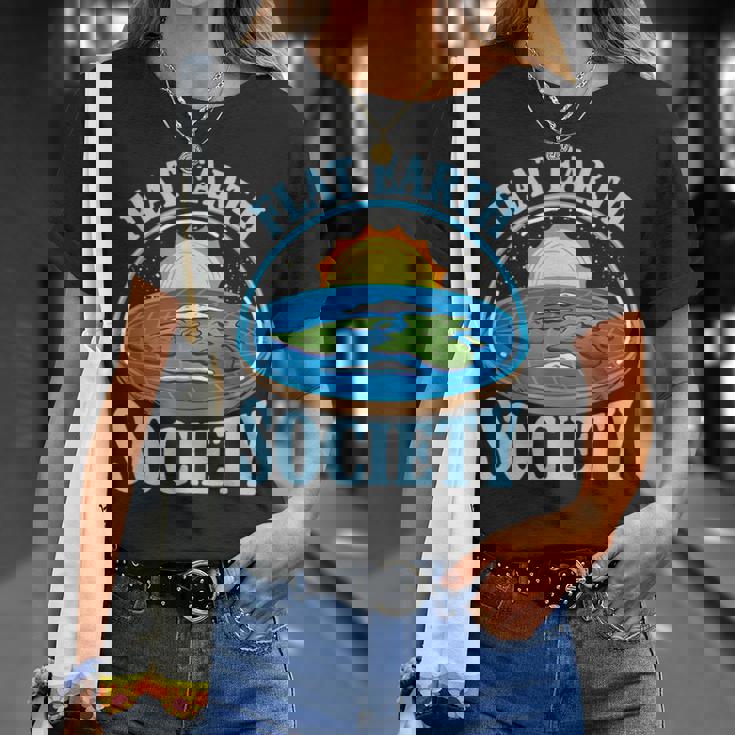 平地球協会フラットアーサー Tシャツ 彼女への贈り物