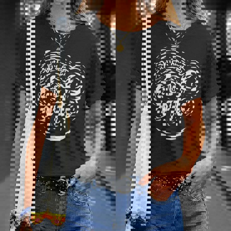 微笑むことを忘れないでください Tシャツ 彼女への贈り物