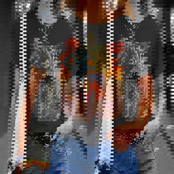 怪獣 ブロッコリー トマト 野菜 アニメ Tシャツ 彼女への贈り物